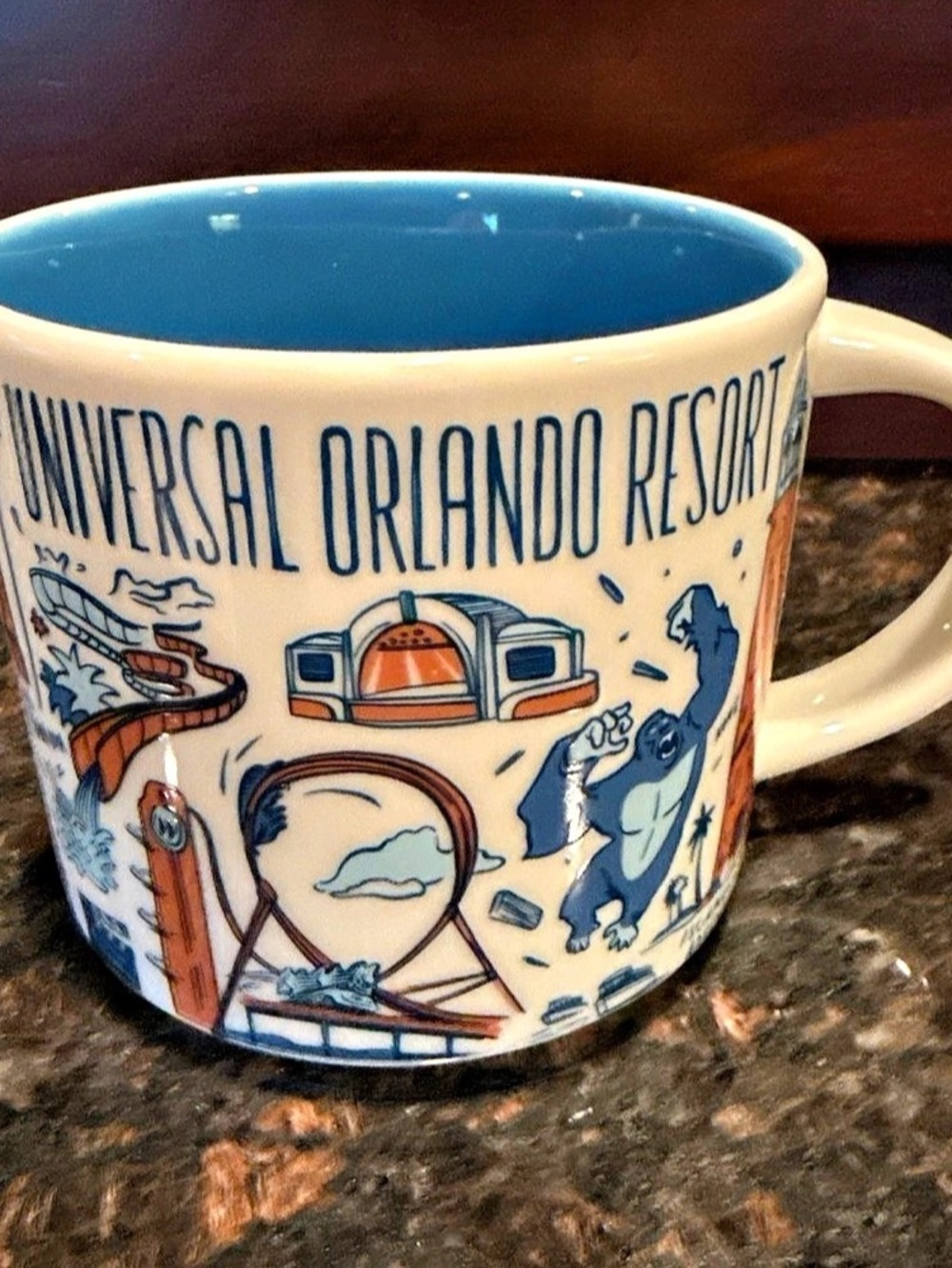 Starbucks Universal Orlando Resort Been There Series Mug White & Blue